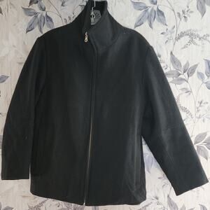 Gap Men's Black Full Zip Pea coat Size XS